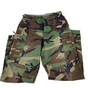 Army Camo pants Trouser hot‎ weaether woodland combat Medium Long mens 7036